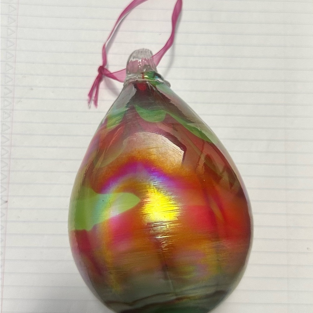 Friendship Ball Glass Ornament